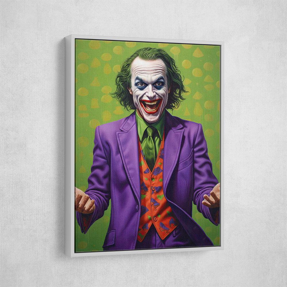The Joker Green Wall Art